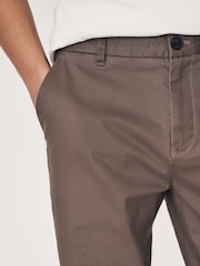 Truffelbruin - Slim Fit - Stretchy chino - Image 6 of 10