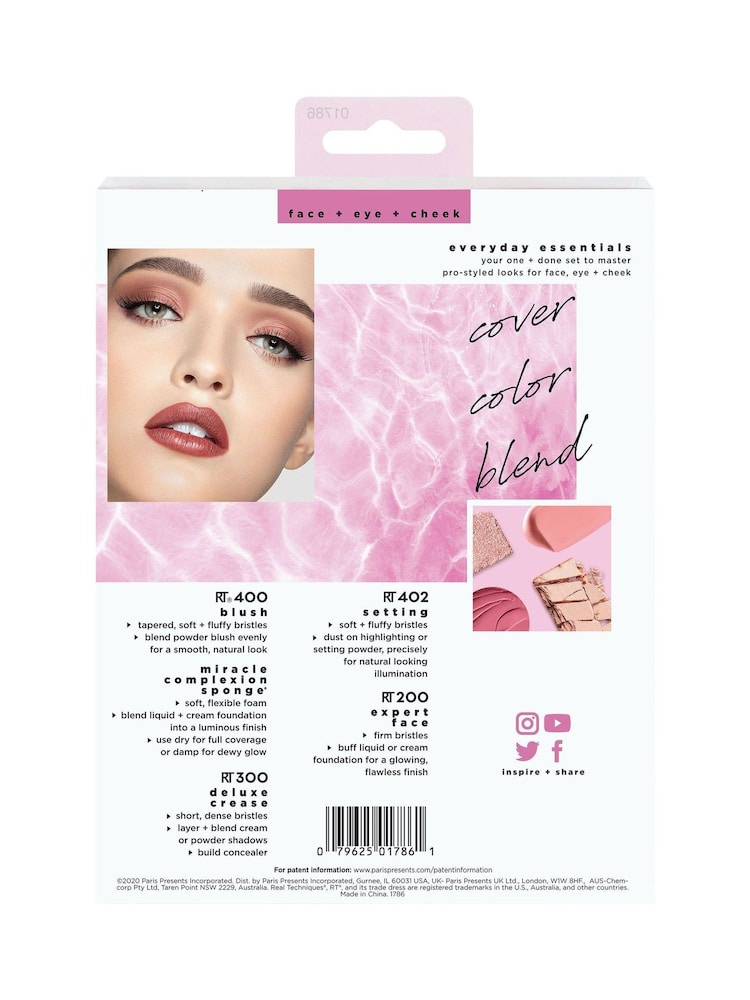 Real Techniques Everyday Essentials Makeup Brushes (Worth £39) - Image 2 of 2