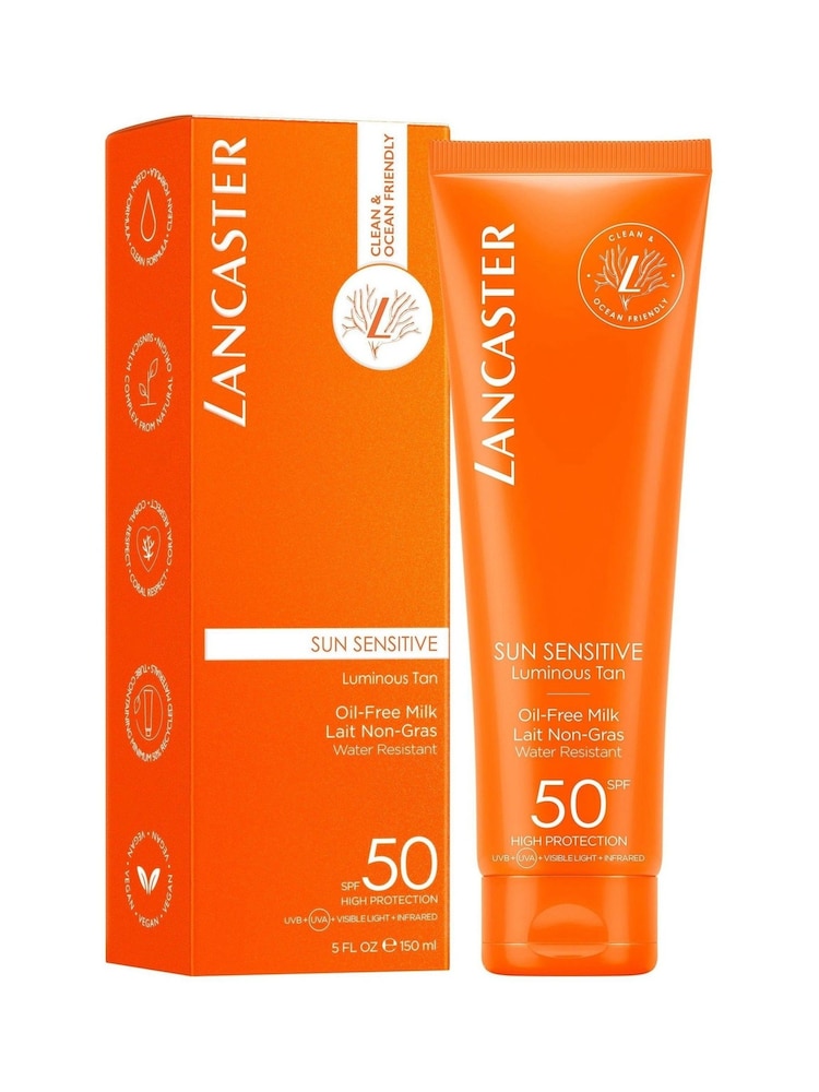 Lancaster Sun Sensitive Oil-Free Body Milk Sun Cream SPF50 150ml - Image 5 of 5