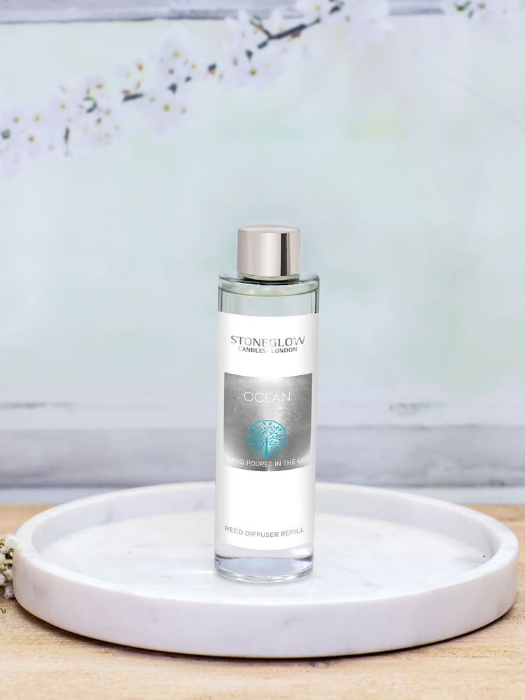 Stoneglow Ocean 210ml Refill Natures Gift Reed Diffuser - Image 2 of 2 Stoneglow Ocean 210ml Refill Natures Gift Reed Diffuser - Image 2 of 2
