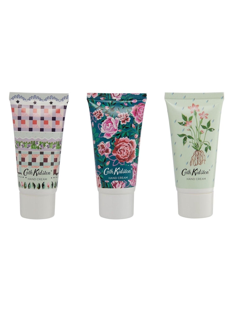 Cath Kidston Roots Raindrops Assorted Hand Creams 3 x 30ml - Image 1 of 4