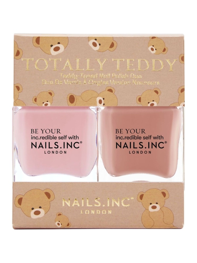 NAILS INC Totally Teddy Nail Polish Duo - Image 1 of 5 NAILS INC Totally Teddy Nail Polish Duo - Image 1 of 5