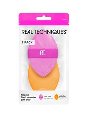 Real Techniques Miracle 2 In 1 Makeup Powder Puff Duo - Image 1 of 5