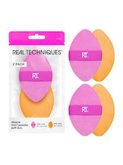 Real Techniques Miracle 2 In 1 Makeup Powder Puff Duo - Image 2 of 5