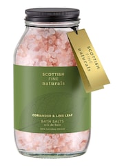 Scottish Fine Soaps Coriander Lime Leaf Bath Salt 500g - Image 1 of 2