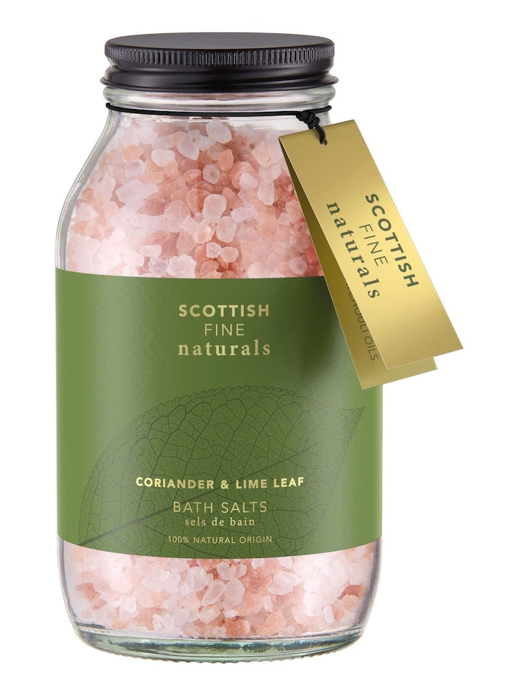 Scottish Fine Soaps Coriander Lime Leaf Bath Salt 500g - Image 1 of 2