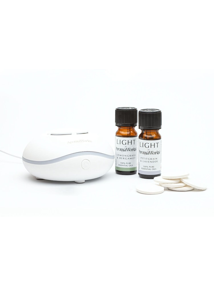 AromaWorks Light USB Diffuser Oil Gift Set - Image 1 of 2