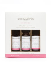 AromaWorks Nuture Wellbeing Pure Essential Oil Trio 3 x 10ml - Image 1 of 1
