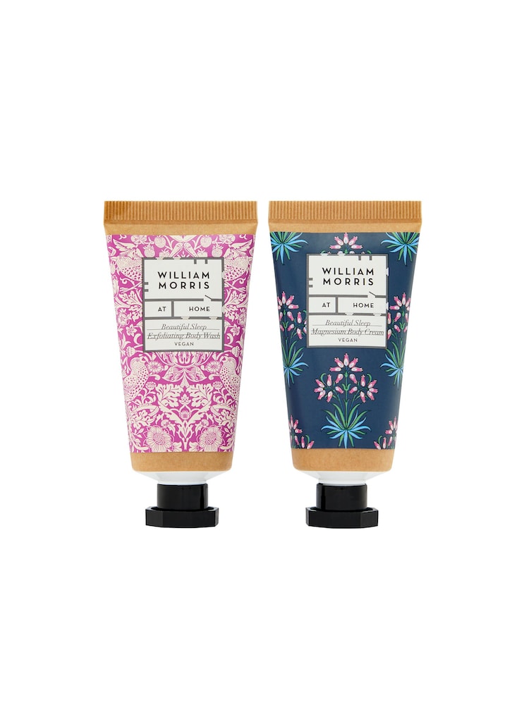 William Morris At Home Beautiful Sleep Body Ritual (Refining Body Wash 30ml,  Body Oil 30ml & Body Cream 30ml) - Image 2 of 4