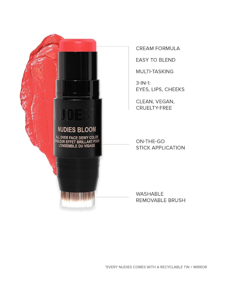 NUDESTIX Nudies Bloom All Over Face Dewy Blush - Image 5 of 5