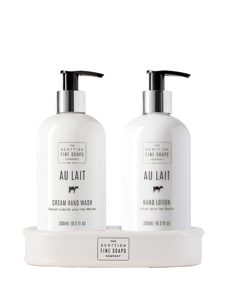 Scottish Fine Soaps Pump Bottle Hand Care Set 2 x 300ml - Image 1 of 2