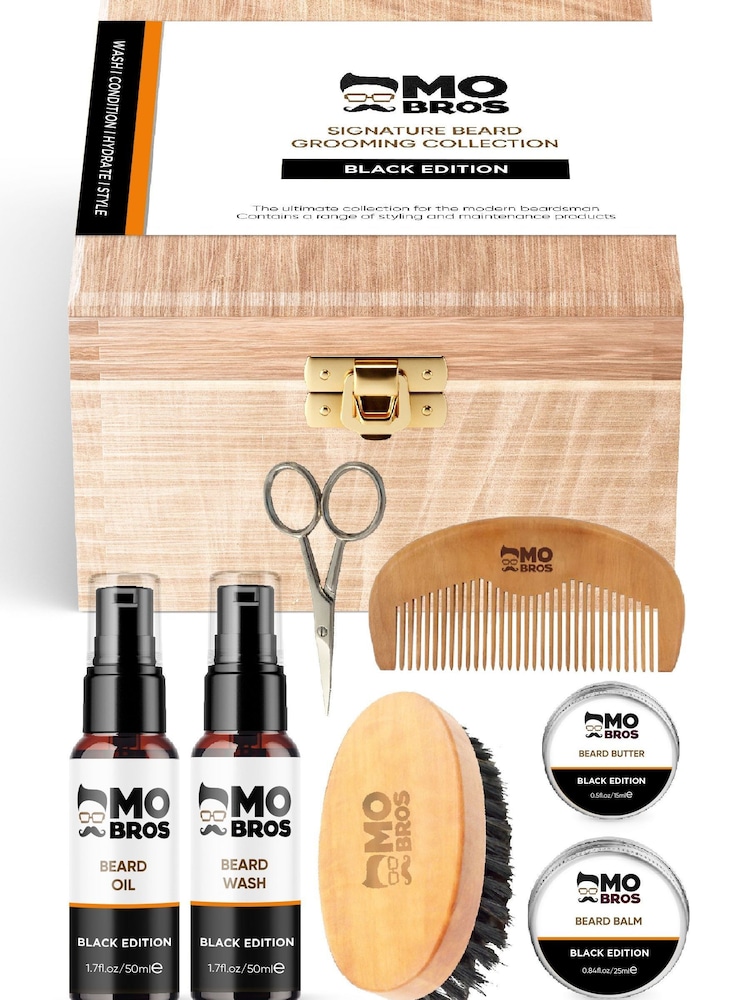 Mo Bros Wooden Signature Beard Grooming Collection Edition Gift Set - Image 1 of 1