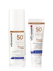 Ultrasun Face SPF 50 Honey Home & Away Duo Sun Cream (worth £42) - Image 1 of 4