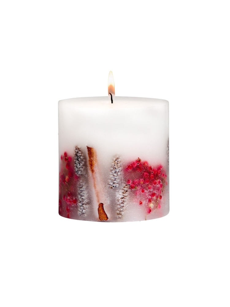 Stoneglow Goji Berry & Rose Natures Gift Pillar Scented Candle - Image 2 of 3 Stoneglow Goji Berry & Rose Natures Gift Pillar Scented Candle - Image 2 of 3