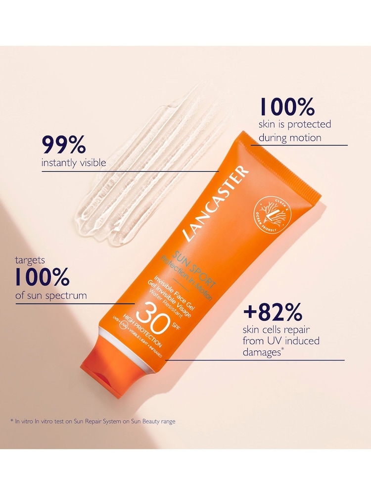 Lancaster Sun Sport Invisible Face Gel SPF30 50ml - Image 5 of 5