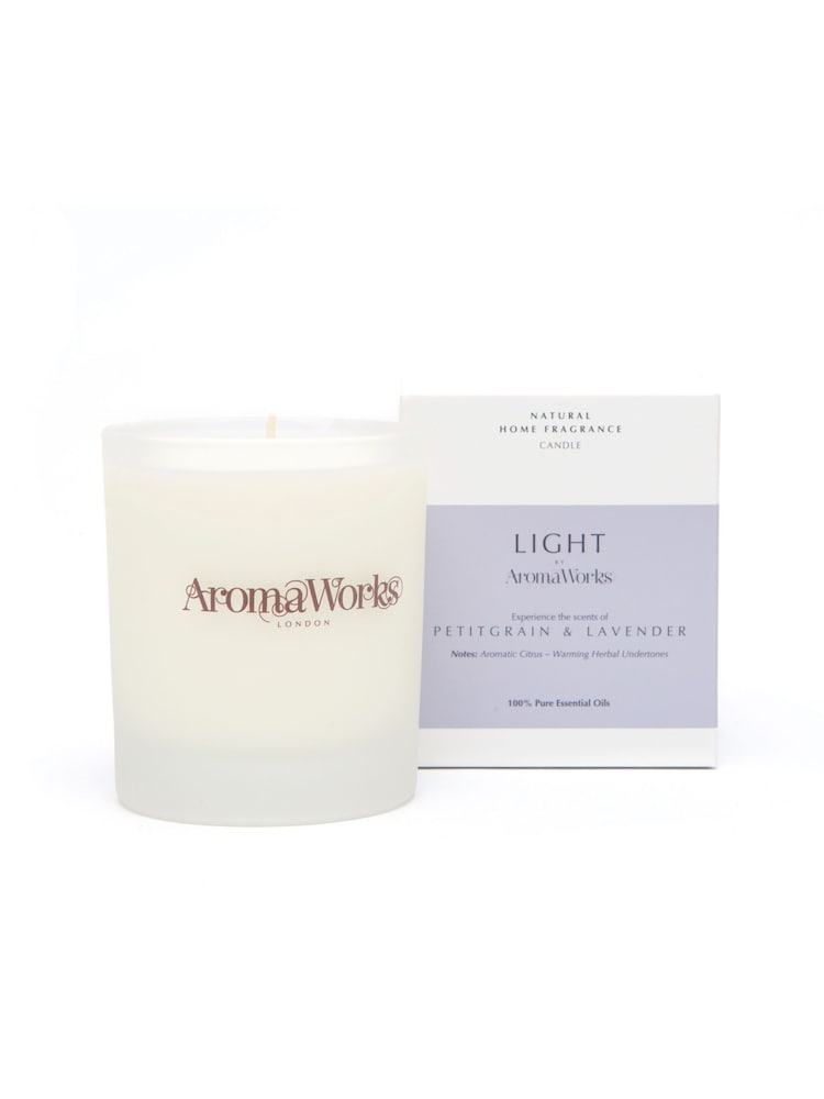 AromaWorks Light Multiwick Petitgrain & Lavender Candle - Image 1 of 1
