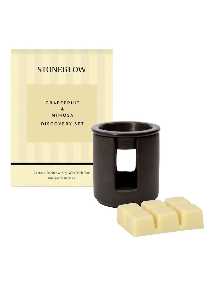 Stoneglow Grapefruit & Mimosa Modern Classics Wax Melts Black Set - Image 1 of 1