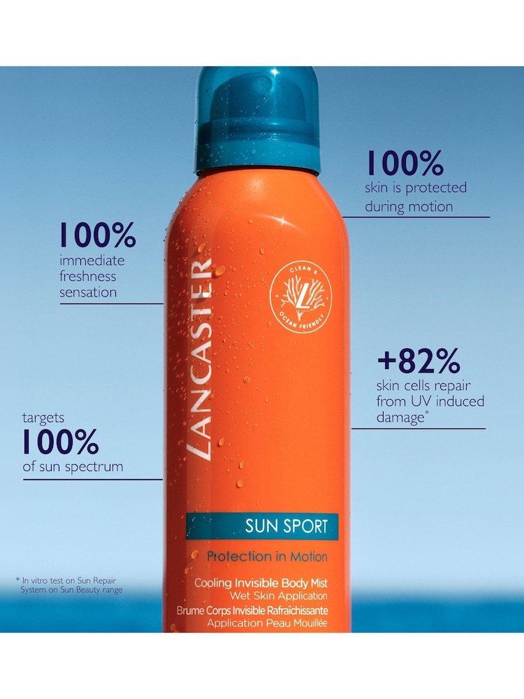 Lancaster Sun Sport Cooling Invisible Body Mist SPF50 200ml - Image 5 of 5