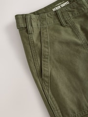 Vert kaki - Pantalon de travail style vêtements de travail à poches 100% coton - Image 12 de 12