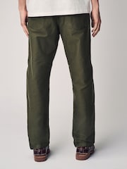 Vert kaki - Pantalon de travail style vêtements de travail à poches 100% coton - Image 2 de 12