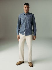 Ecru White Carpenter Trousers - Image 2 of 12
