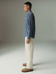 Ecru White Carpenter Trousers - Image 4 of 12