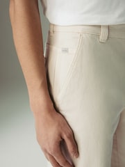 Ecru White Carpenter Trousers - Image 5 of 12