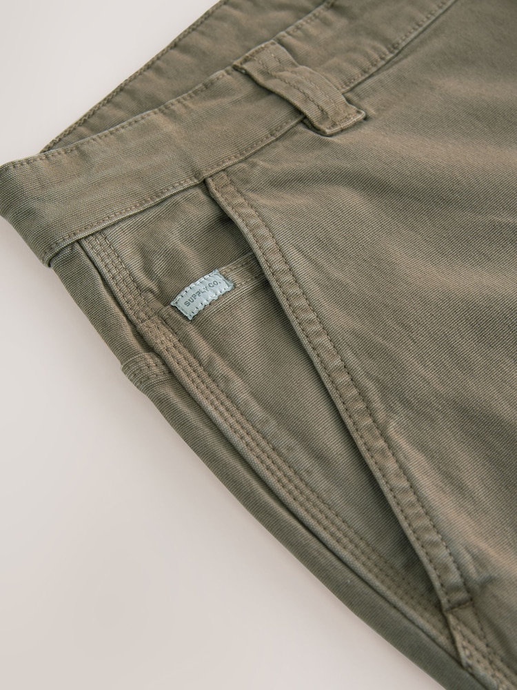 Light Khaki Green Carpenter Trousers - Image 12 of 12