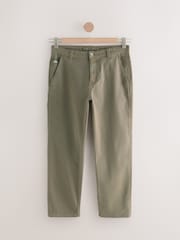 Light Khaki Green Carpenter Trousers - Image 8 of 12