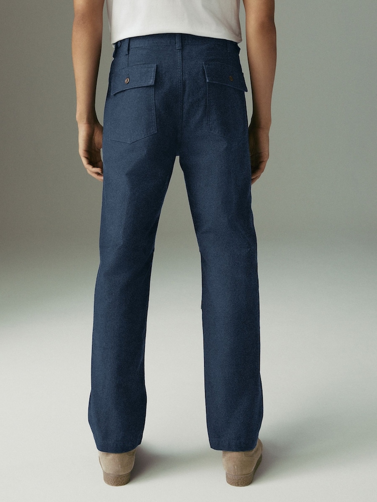 marine - Pantalon Fatigue Vêtements de travail style 100% coton - Image 4 of 12