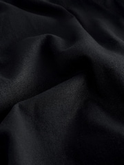 Preto - Calças cargo de Linen e algodão - Imagem 6 de 9