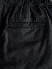 Preto - Calças cargo de Linen e algodão - Imagem 7 de 9