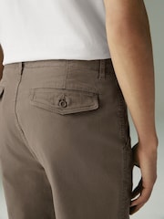 Stone Regular Tapered Fit Textured Chino Trousers - Image 4 of 10