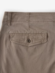 Stone Regular Tapered Fit Textured Chino Trousers - Image 9 of 10