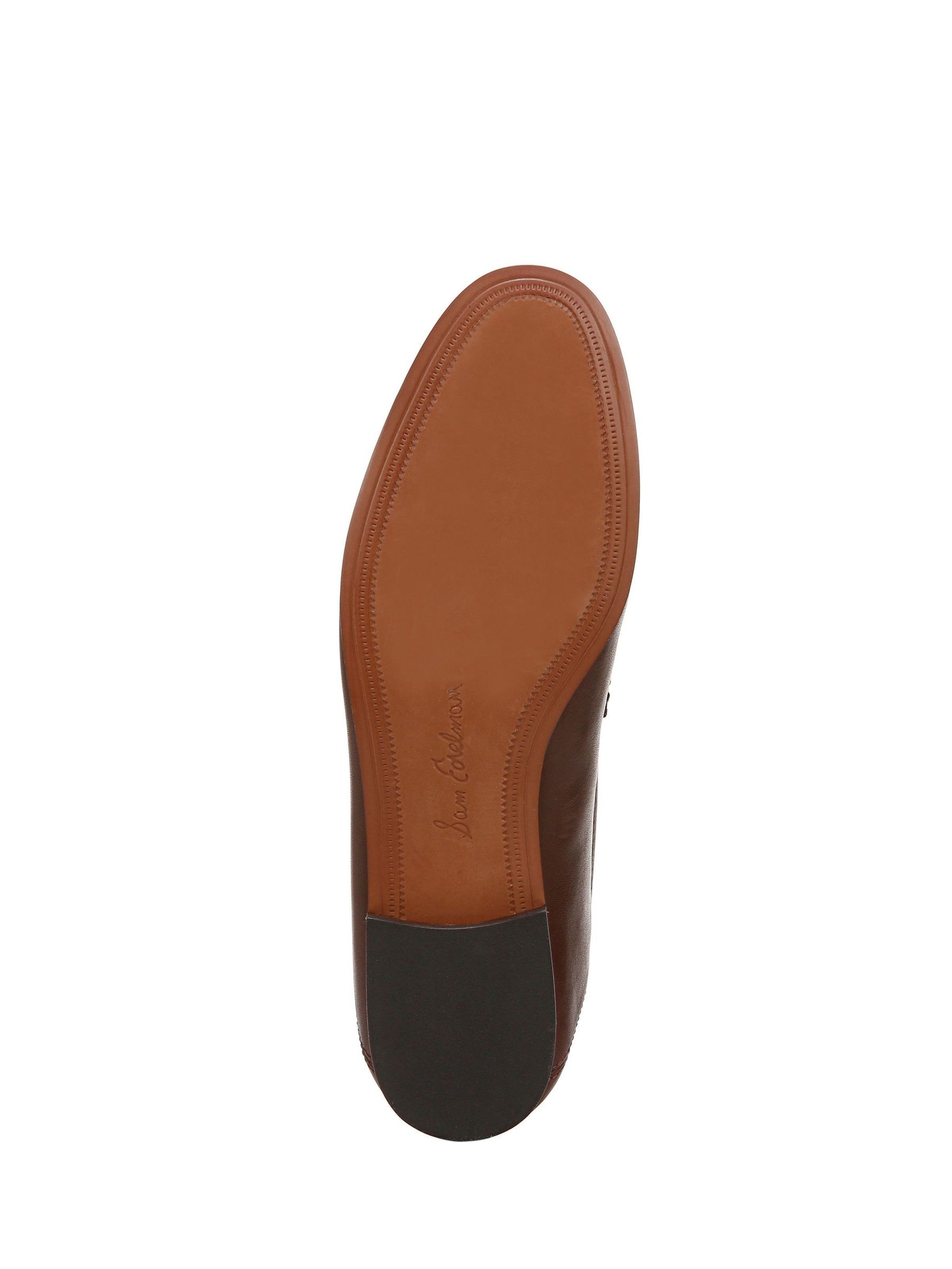 Buy Sam Edelman Terazzo Brown Loraine Leather Bit Loafers from
