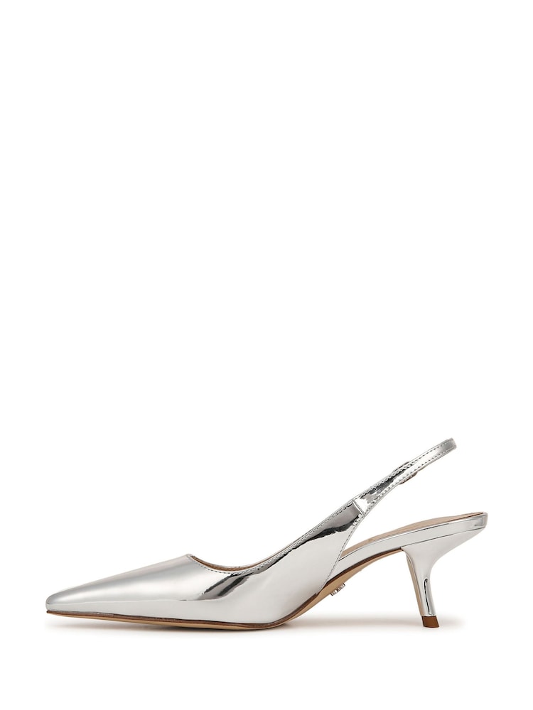 فضي - أسود - حذاء كورت بحزام كاحل خلفي تشكيلة Bianka من Sam Edelman - صورة 2 من 7