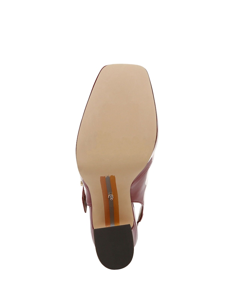 Rot - Sam Edelman Jildie Mary Jane Halbschuh mit Absätzen - Bild 6 von 6 Rot - Sam Edelman Jildie Mary Jane Halbschuh mit Absätzen - Bild 6 von 6