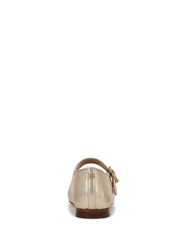 ذهبي - حذاء جلد Mary Jane تشكيلة Michaela من Sam Edelman - صورة 6 من 6