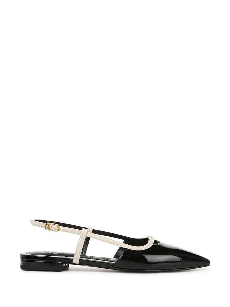 Preto - Sam Edelman Cohen Slingback Flat Shoes - Imagem 2 de 7