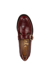 أحمر عنابي - حذاء Elaina سهل اللبس من Sam Edelman - صورة 4 من 6