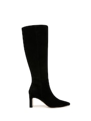 Ante negro - Sam Edelman Sylvia Wide Calf Knee Alto Boots - Imagen 1 de 6