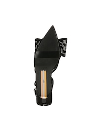 Sam Edelman Treena 2 Slingback Kitten Heel Black Shoes - Image 6 of 7