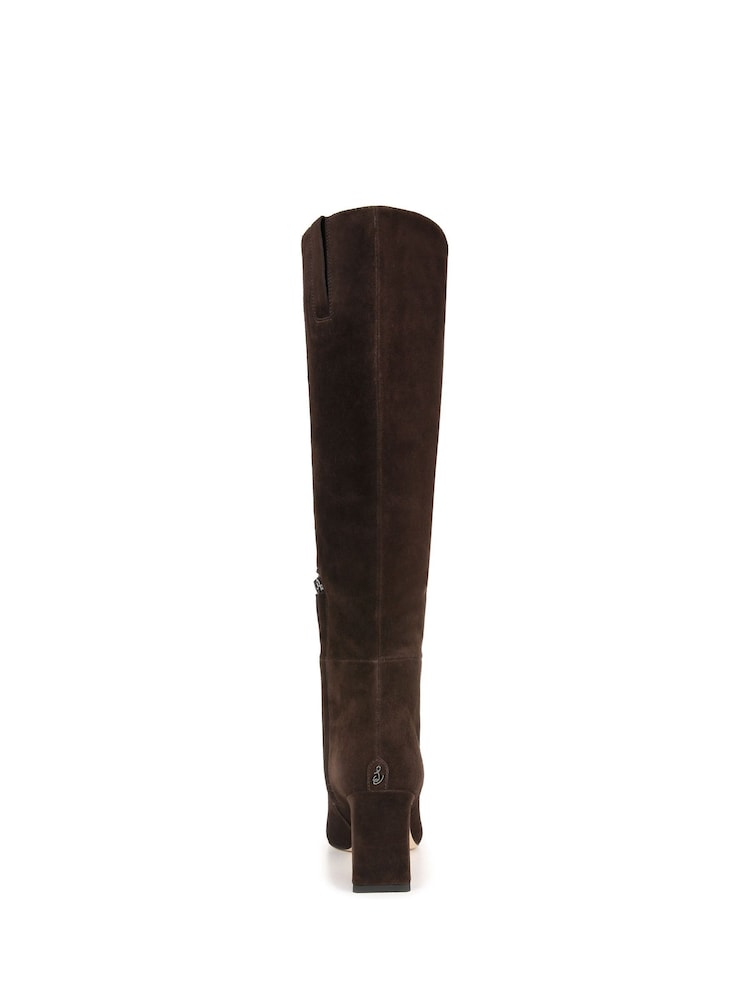 Marrón - Sam Edelman Sylvia Wide Calf Knee Alto Boots - Imagen 7 de 7