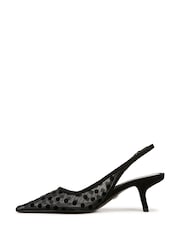 Sam Edelman Bianka Sling 3 Slingback Black Shoes - Image 2 of 6