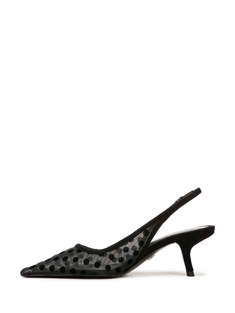 Sam Edelman Bianka Sling 3 Slingback Black Shoes - Image 2 of 6