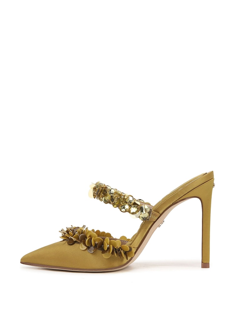 Sam Edelman Athena Pointed Toe Heeled Mules - Image 2 of 6