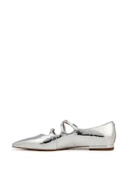 srebrna (barva); srebro - Sam Edelman Cass Ballet čevlji s plosko peto/brez pete čevlji - Slika 2 iz 6