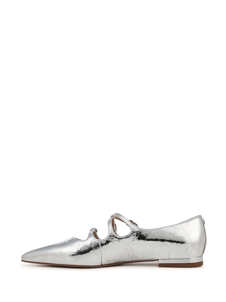srebrna (barva); srebro - Sam Edelman Cass Ballet čevlji s plosko peto/brez pete čevlji - Slika 2 iz 6