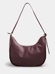 Yours Curve Red Faux Leather Slouched Shoulder Bag - Image 2 of 4