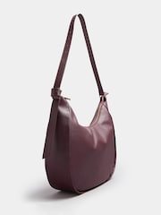 Yours Curve Red Faux Leather Slouched Shoulder Bag - Image 3 of 4